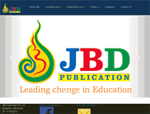 Tablet Screenshot of jbdbooks.com
